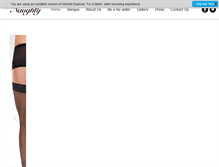 Tablet Screenshot of miss-naughty.com